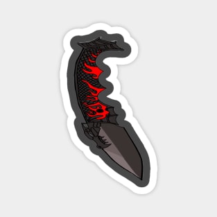 Knife "the dragon's Tongue" Magnet