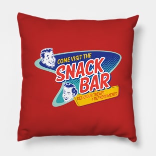 Visit the Snack Bar Pillow