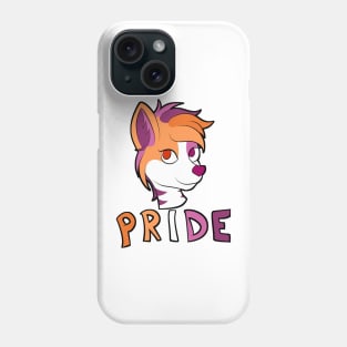 Lesbian Pride - Furry Mascot 2 Phone Case