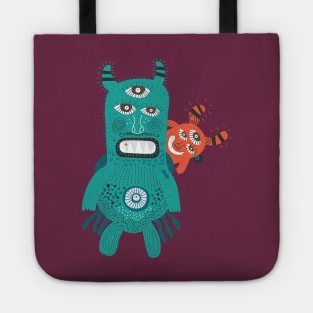 A Pair of Alien Visitors Tote