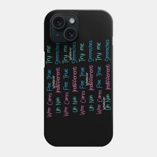 I heart my bobo's (text) Phone Case