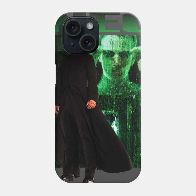 Neo The Matrix Retro Movie Phone Case by LOVILOVI