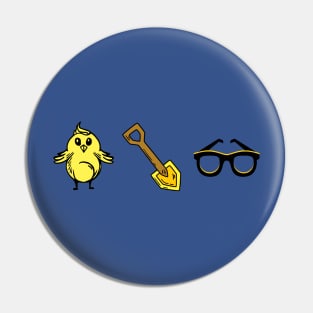 Funny Chicks Dig Nerds Pin