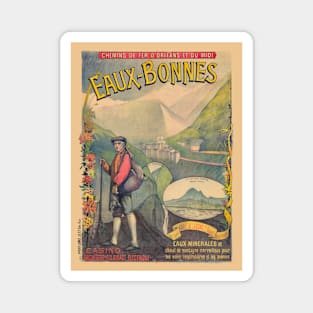 Eaux-Bonnes France Vintage Poster 1892 Magnet