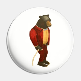 Sharp Dressed Bear Pin