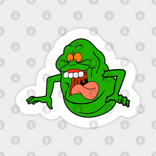 Slimer cartoon Magnet by Larent