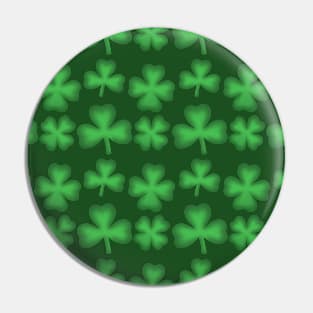 Green Clover Pattern Pin