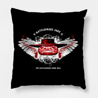 Rattlesnake from hell Pillow