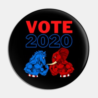 Vote 2020, Battle of the year, Our choice our future, Facing the country Pin