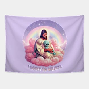 Believe in Aliens Tapestry