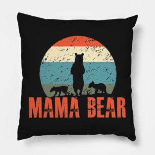 Mama bear mothers day gift Pillow