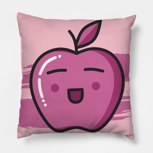 Cute Pink Apple Pillow