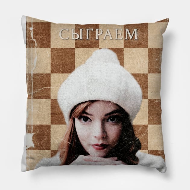 The Queen's Gambit Pillow by ptc96