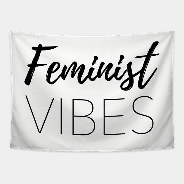 Feminist Vibes Tapestry by IllustratedActivist