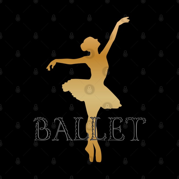 Ballet Art T Shirt Kids Girls Ballerina by MaryMas