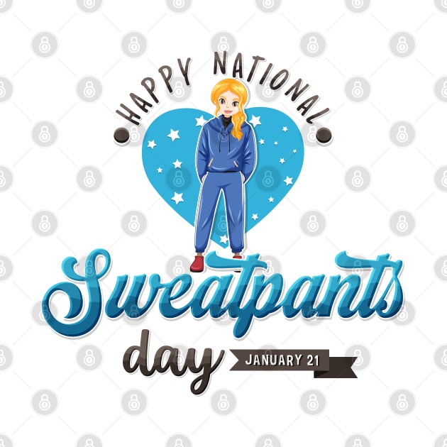 Sweatpants Day Girl by DaduShop