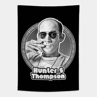 Hunter S Thompson /// Retro Styled Fan Art Design Tapestry