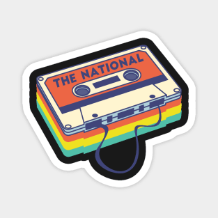 The National Band Logo Cassette Deck Magnet