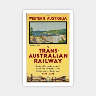 Trans-Australian Railway Magnet