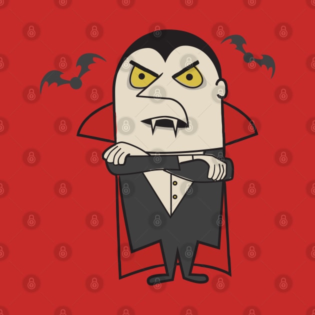 Retro Vintage Dracula Vampire by DevilOlive