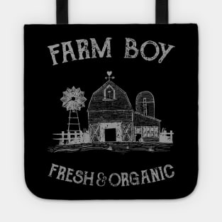 Farm Boy Fresh & Organic, Vintage/Retro Design Tote