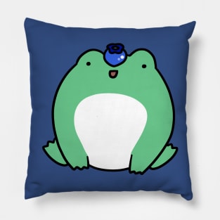 Blueberry Frog Pillow