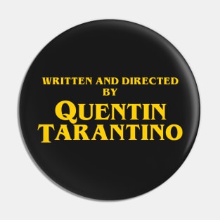 Quentin Tarantino Titles Pin