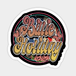 Flowers Graphic Holiday Proud Name 70s 80s 90s Vintage Styles Magnet