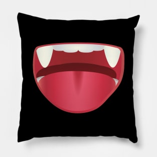 Vampire Dracula Blood Funny Design Pillow