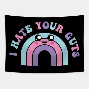 Kawaii Pastel Goth Cute Rainbow Japanese I Hate Your Guts Tapestry