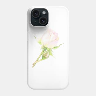 Evelyn Rose, floral watercolor Phone Case