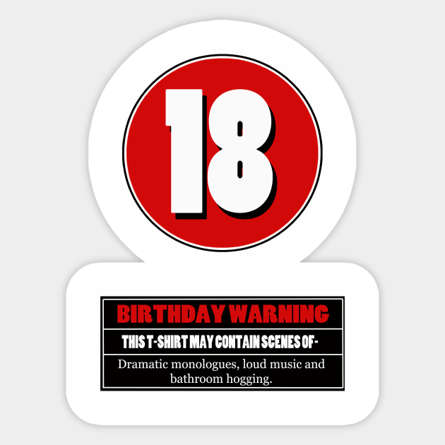 Certificate 18- Funny 18th Birthday - 18th Birthday - Sticker | TeePublic Certificate 18- Funny 18th Birthday - 18th Birthday - Sticker | TeePublic