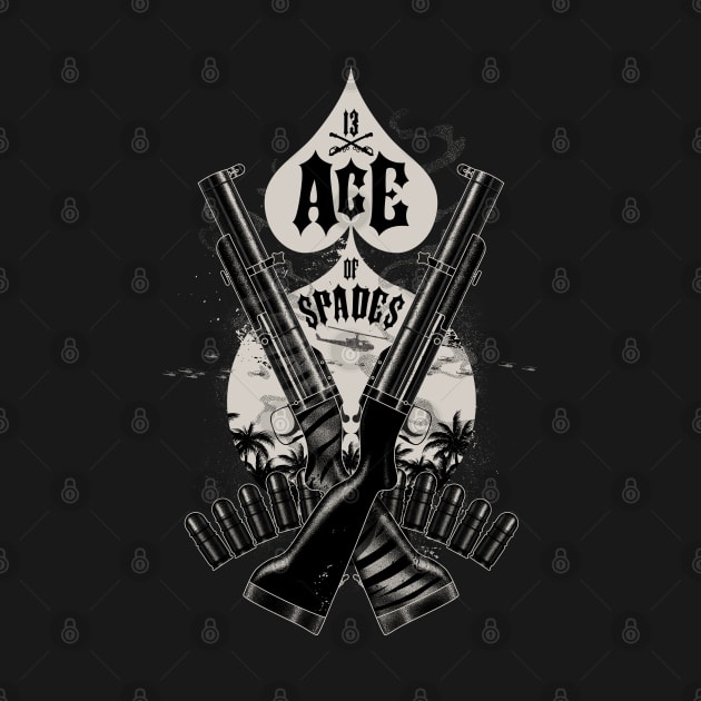 Ace of spades vietnam war by szymonkalle