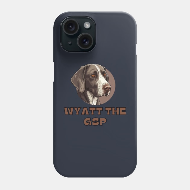 Wyatt the GSP loves Phone Case by hsayn.bara