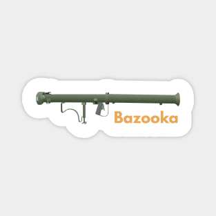 Bazooka Rocket Launcher Weapon Magnet