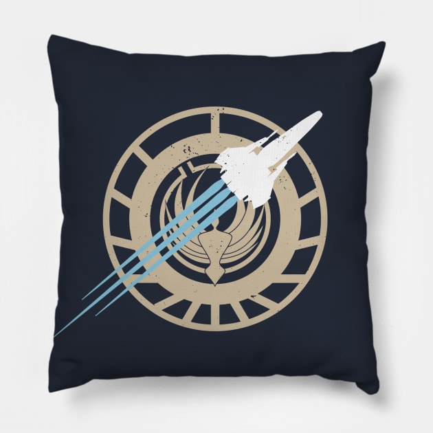 Battle Stars Pillow by nielsrevers