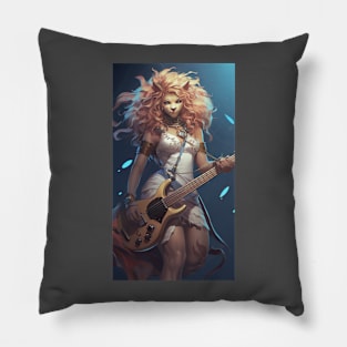 Lioness Rock Star Pillow