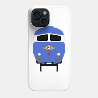 Blue Pullman Train in Nanking Blue Livery Phone Case