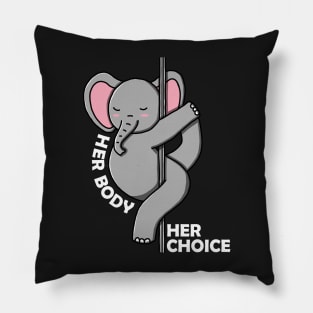 Her Body Her Choice Pillow