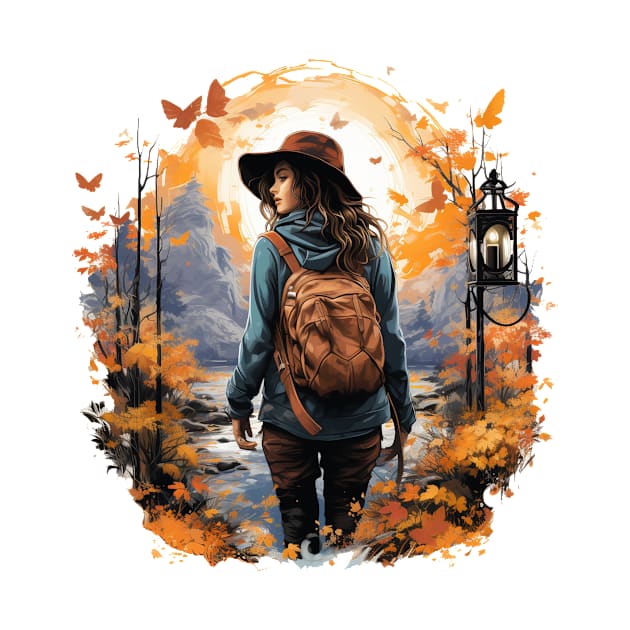 wanderer in autumn by Xplore Digital