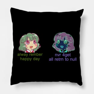 double pack of alway rember happy day yuuka kazami and dark version Pillow