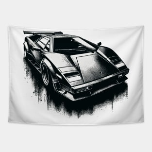 Lamborghini Countach Tapestry