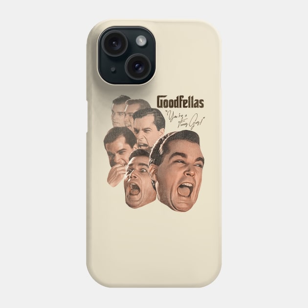 Ray Liotta as Henry Hill Laughing Goodfellas Funny Guy Phone Case by darklordpug