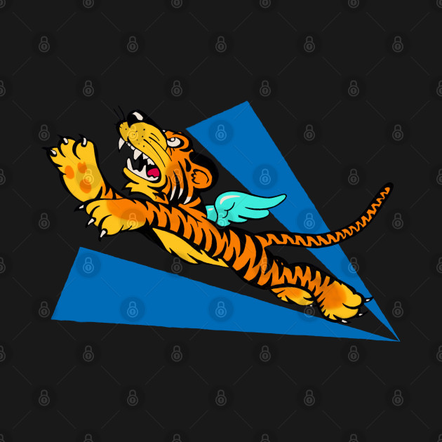 AVG Flying Tigers Alternate Stripes - Back Print by OutPsyder