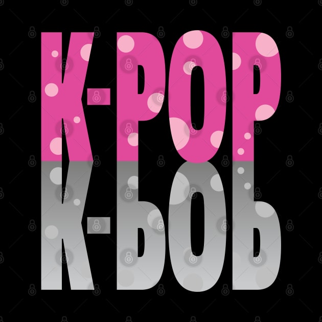 K-Pop with dots and shadow in pink by WhatTheKpop