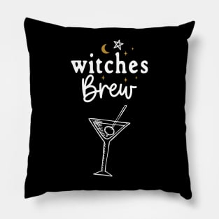 Witches Brew with Martini Glass Pillow