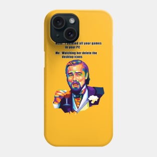 DiCaprio Meme Gamer Pop Art Phone Case