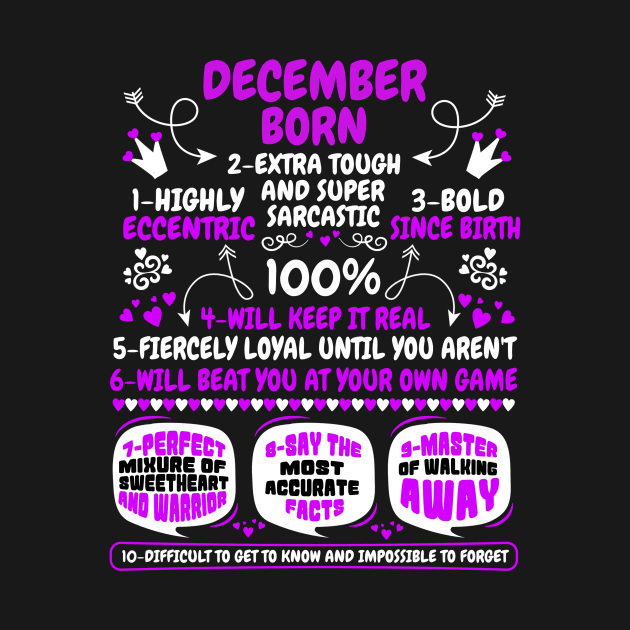 December Born by MCALTees