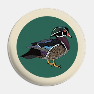 Wood Duck Pin