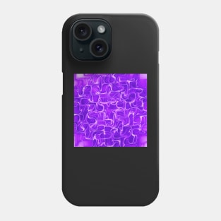 Purple waves Phone Case